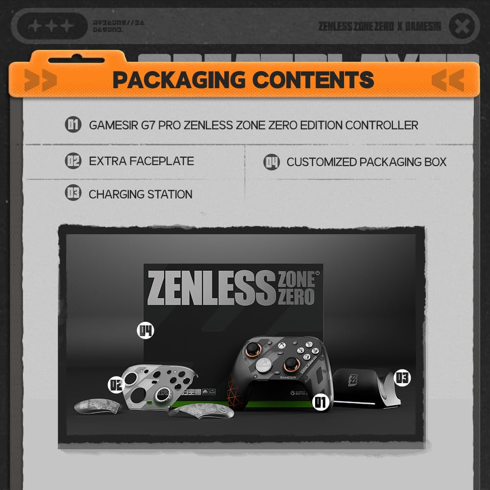 GameSir G7 Pro Wireless Xbox Controller, Zenless Zone Zero Edition, TMR Sticks & Charging Dock