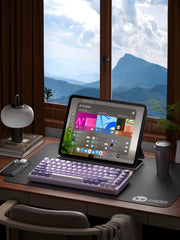 SKY81 75% Mechanical Gaming Keyboard, RGB Gasket Hot Swappable Wired Custom Creamy Sound Dampening Keyboard with Knob