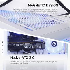 Gaming PC AMD Ryzen 7 5700X NVIDIA RTX 5060 Ti 32GB RAM 1TB SSD Wifi PC Gaming White