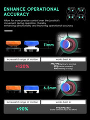 High Rise FPS Thumb Grips for Gaming Controllers Ergonomic Analog Stick Caps Enhanced Grip Galaxy Game Accessories