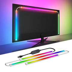 USB PC LED Strip Lights 24-34 Inch Computer RGBIC APP Music Sync Monitor Screen LED Backlight for Gaming Room Atmosphere Decor