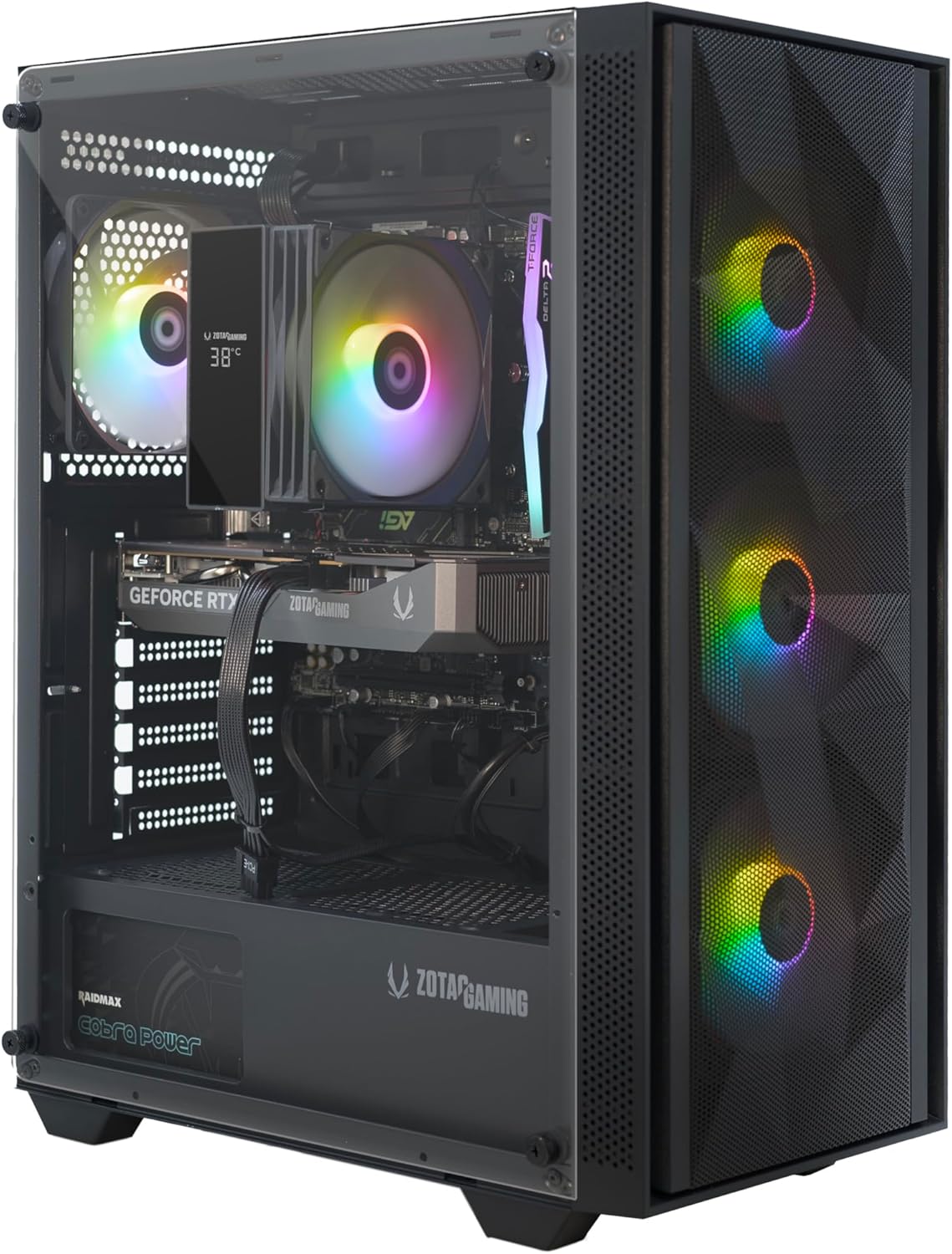 Gaming Desktop PC, Ryzen 7 8700F, RTX 5060 Ti, 32GB DDR5 RAM, 1TB NVMe SSD