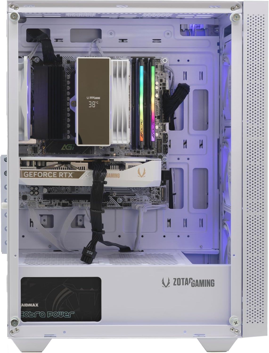 Gaming Desktop PC, Ryzen 7 8700F, RTX 5060 Ti, 32GB DDR5 RAM, 1TB NVMe SSD