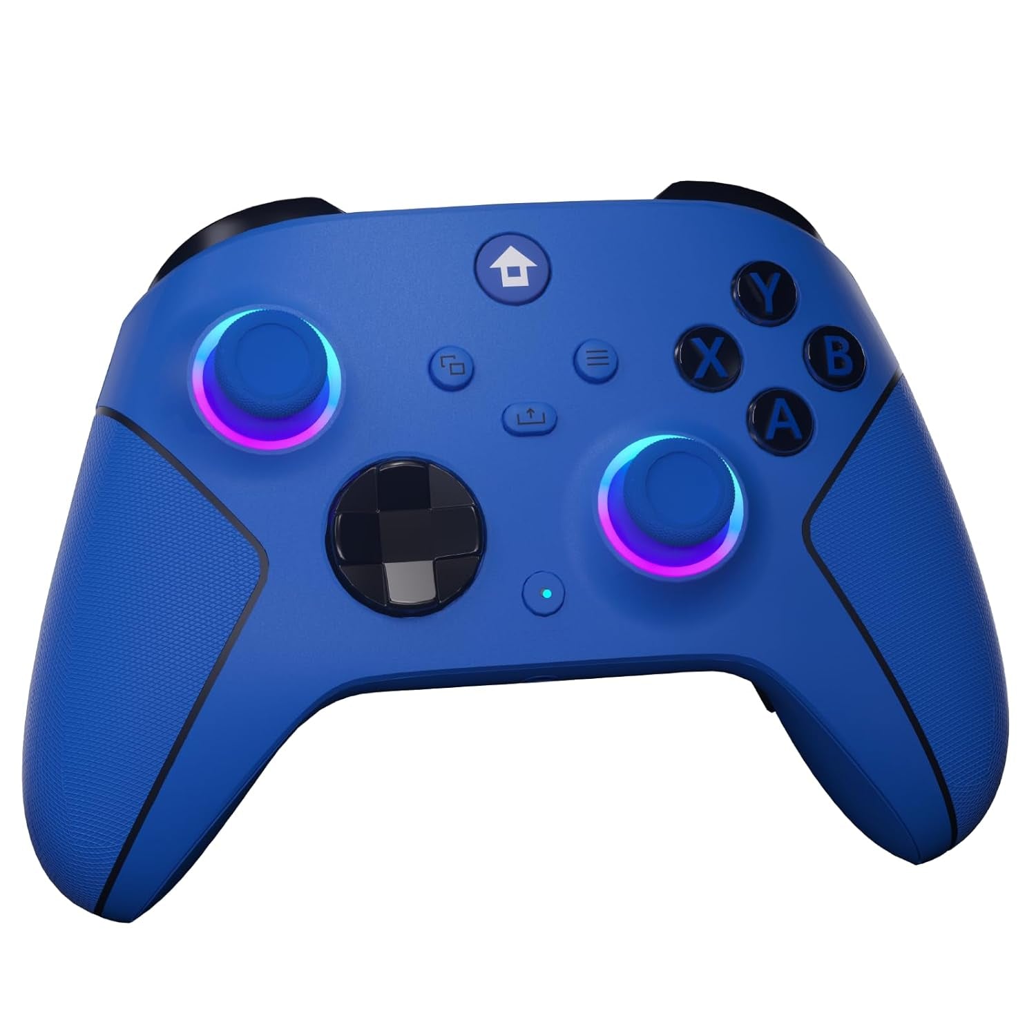 YUYIU Wireless RGB Controller for Xbox Series X|S, Xbox One & PC, Hall Effect Sticks, Turbo, Programmable Buttons, 1000mAh Battery
