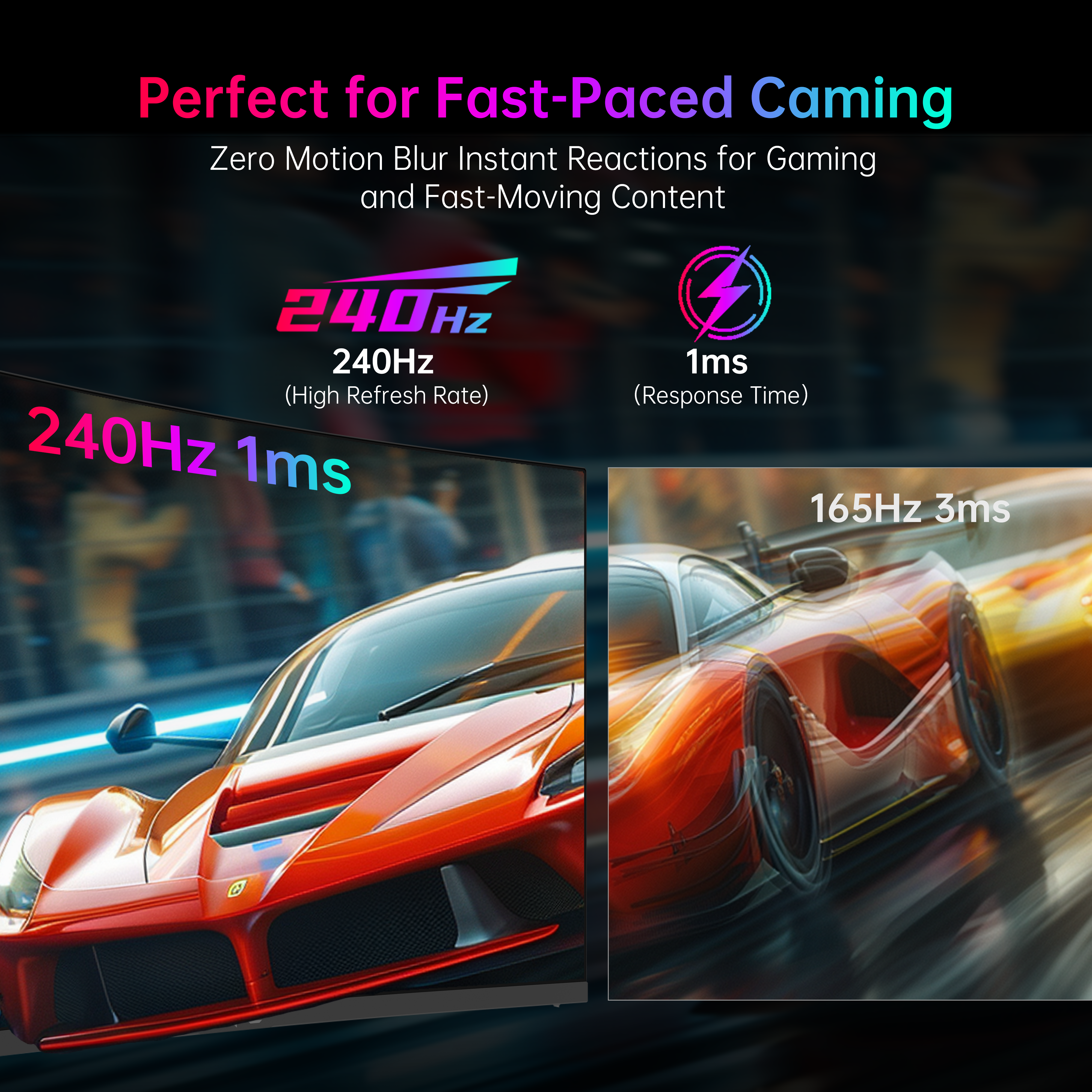 32" FHD 240Hz/1Ms 1500R Curved Gaming Monitor | H32S17F