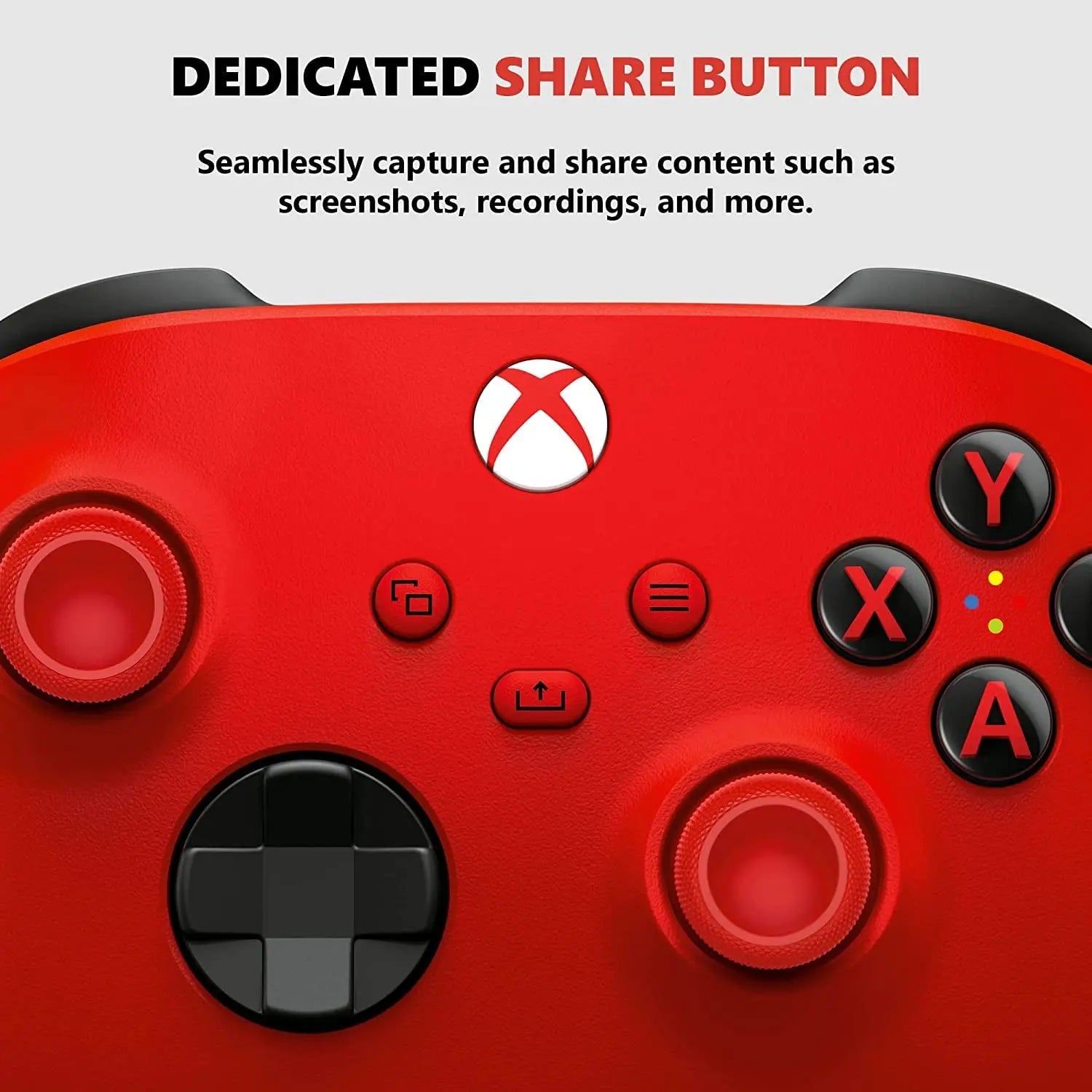 Core Wireless Gaming Controller – Pulse Red Series X|S, One, Windows PC, Android, and Ios
