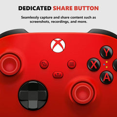 Core Wireless Gaming Controller – Pulse Red Series X|S, One, Windows PC, Android, and Ios