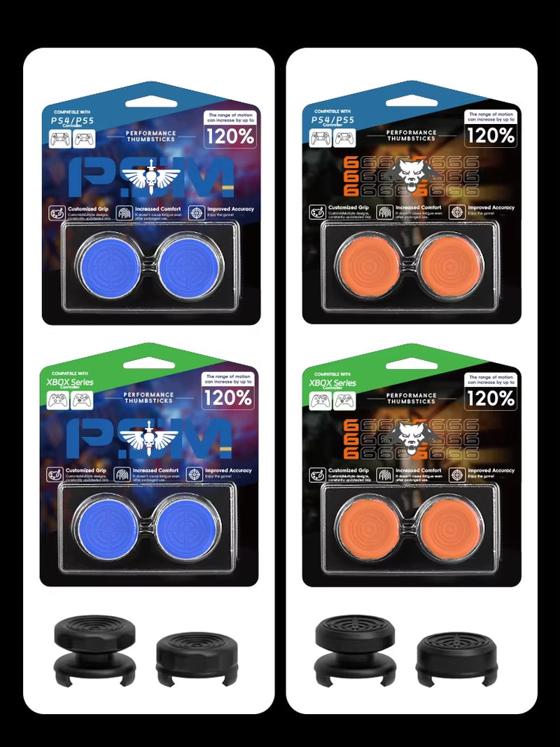 High Rise FPS Thumb Grips for Gaming Controllers Ergonomic Analog Stick Caps Enhanced Grip Galaxy Game Accessories