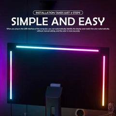 RGB Gaming Lights Strip Monitor Backlight LED Display Sync PC Atmosphere Screen