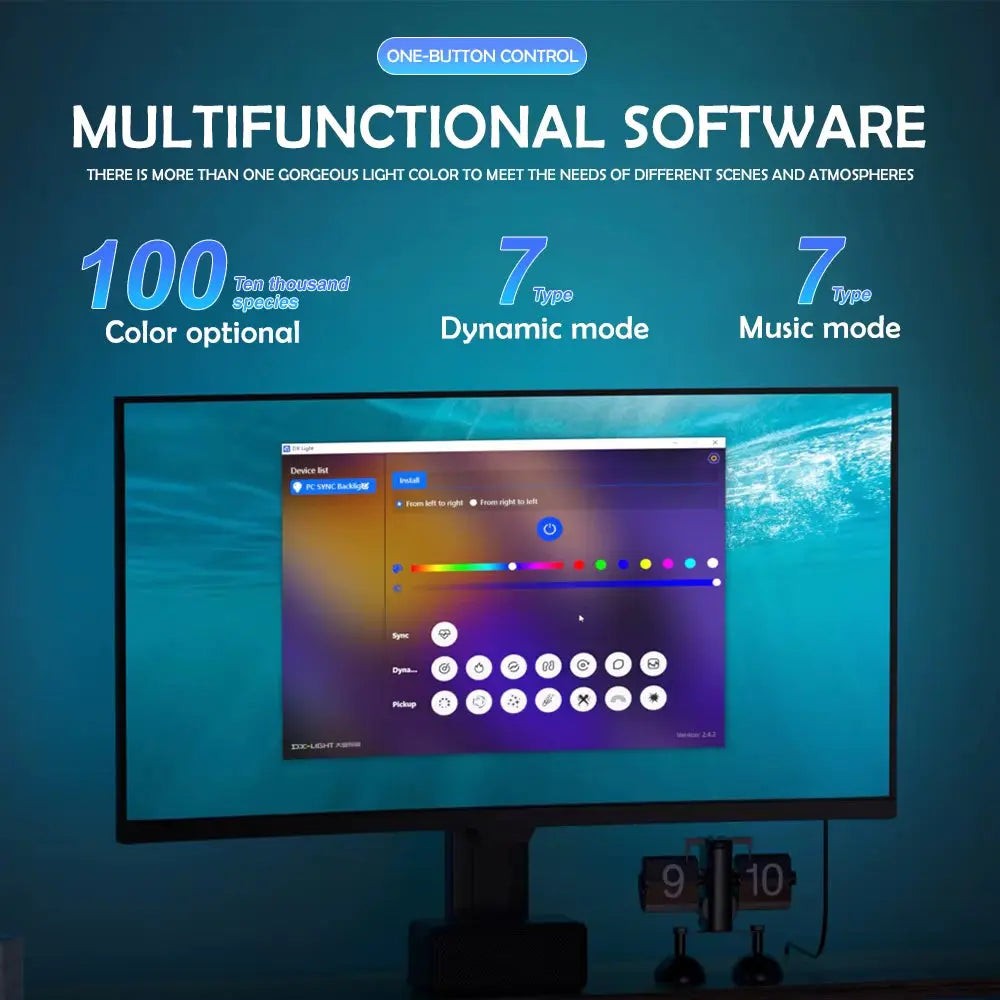 RGB Gaming Lights Strip Monitor Backlight LED Display Sync PC Atmosphere Screen
