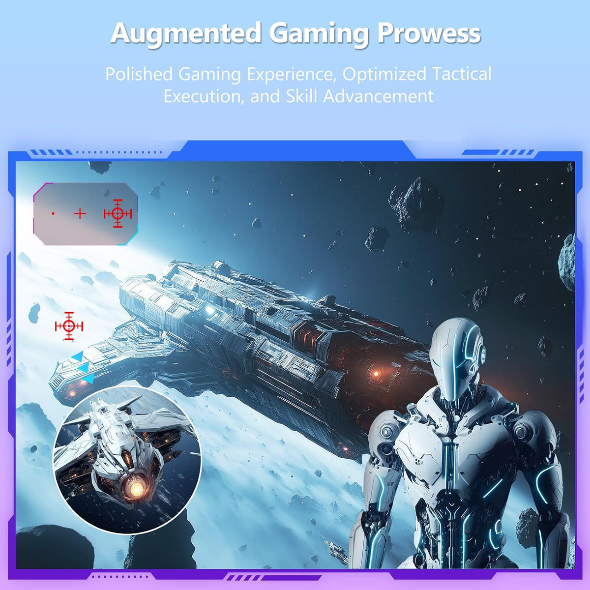 Z-EDGE UG24PJ 24" 240Hz Gaming Monitor, FHD 1080p IPS, 1ms, FreeSync, HDR, White