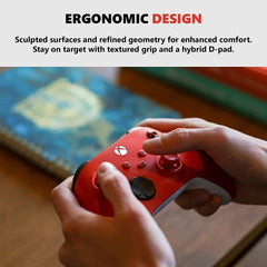 Core Wireless Gaming Controller – Pulse Red Series X|S, One, Windows PC, Android, and Ios