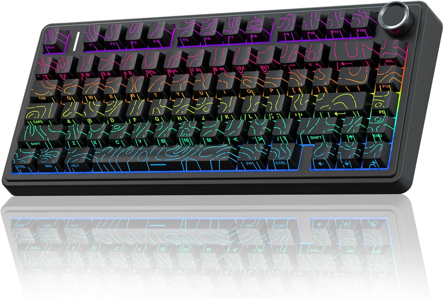 F75 Pro Wireless Hot SwappableMechanical Keyboard,75% Custom Keyboard