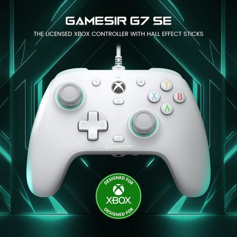 Pro Wired Game Controller – Hall Effect Joysticks, Custom Back Keys, Vibration Triggers, 3.5mm Audio Jack for Xbox Series X|S, Xbox One & Windows 10/11