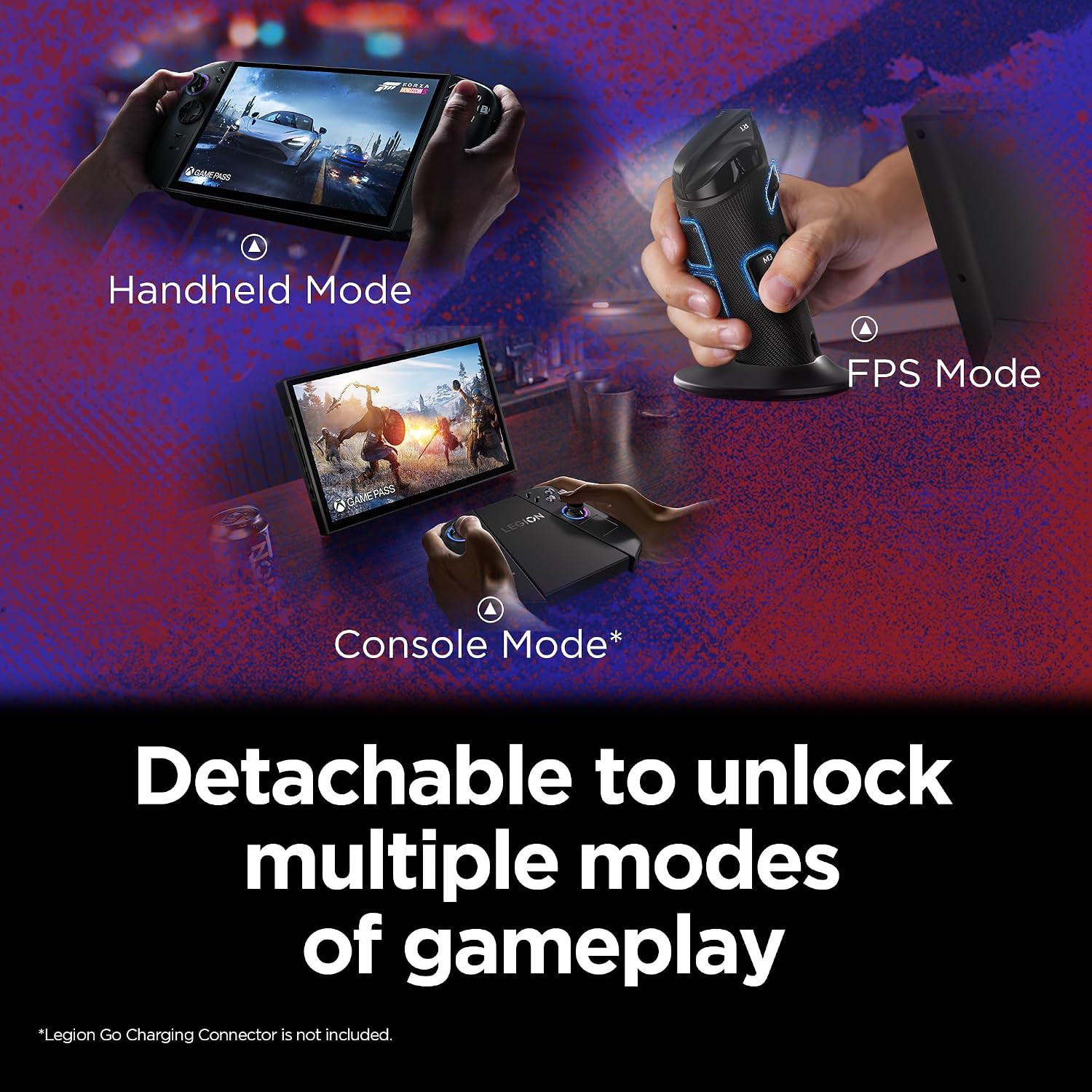 Lenovo Legion Go 2 Handheld Gaming PC, Ryzen Z2, 16GB RAM, 1TB SSD, 8.8" OLED 144Hz Display