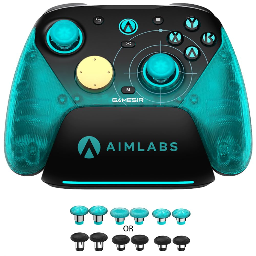 GameSir G7 Pro 8K Aimlabs Edition Wireless PC Controller, TMR Sticks, Hall Effect Triggers & 8000Hz Polling