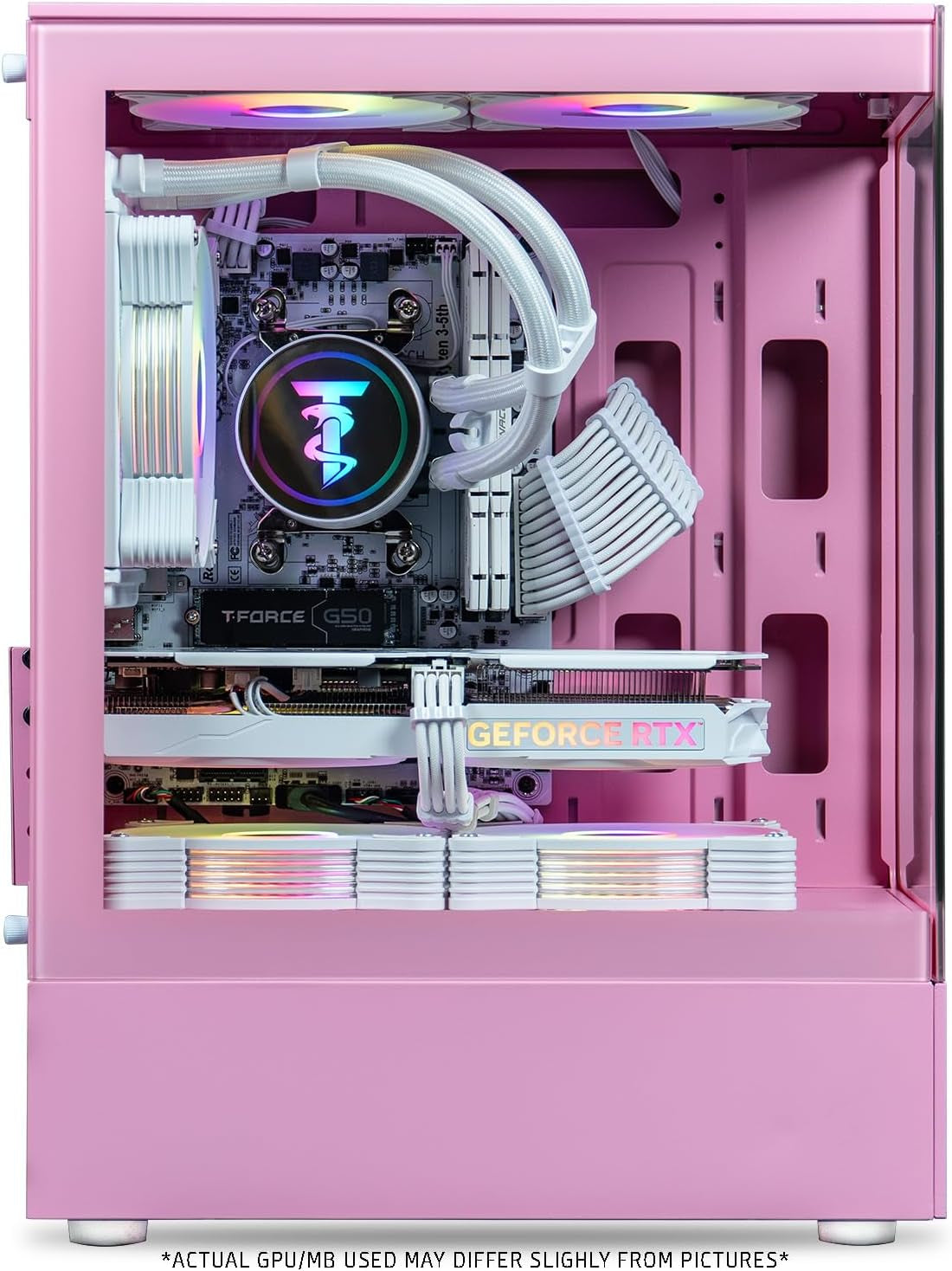 Stryker 4.0 Liquid-Cooled Gaming PC Desktop – Pink