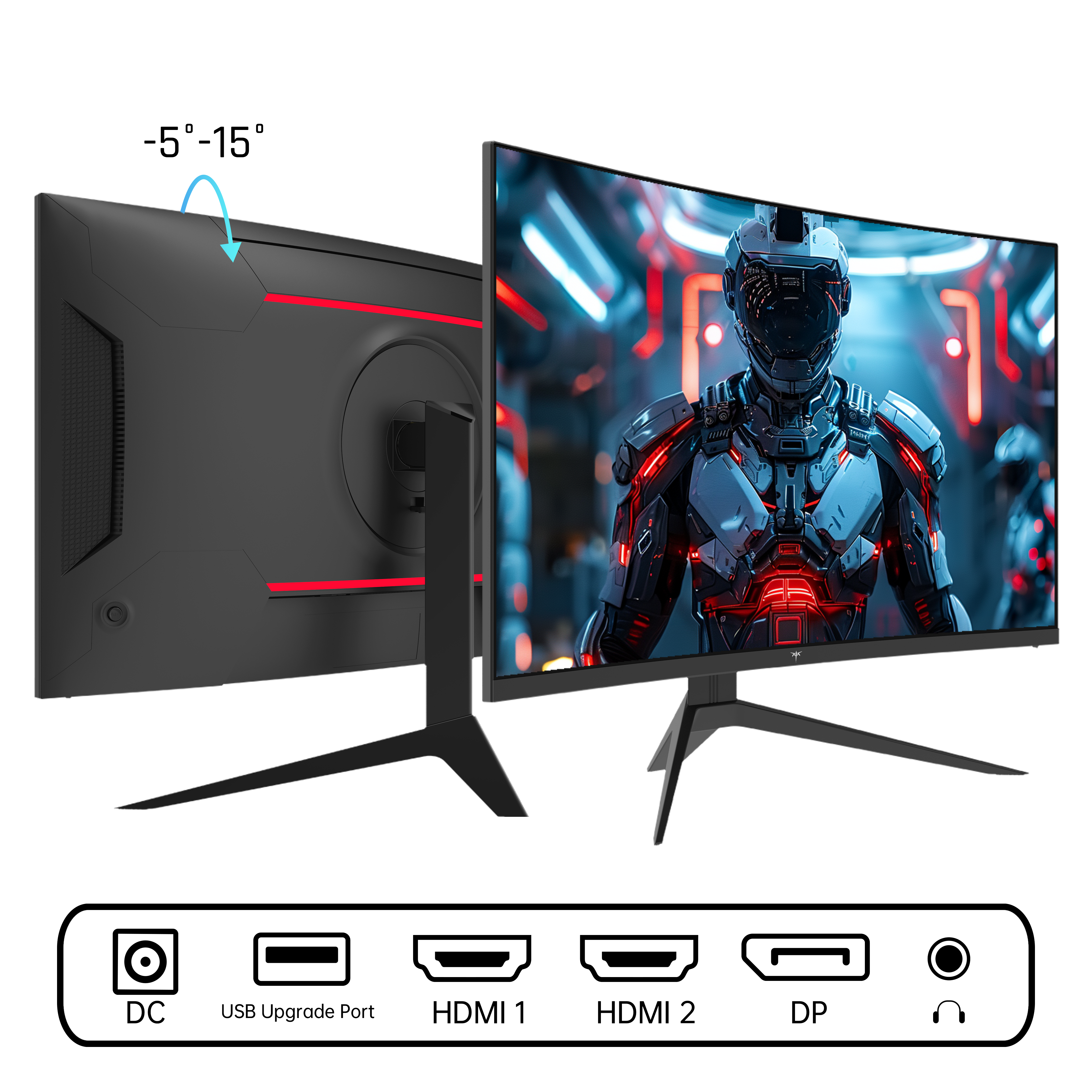32" FHD 240Hz/1Ms 1500R Curved Gaming Monitor | H32S17F