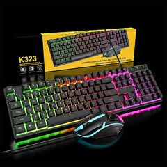 Multifunctional Backlit USB Wired Gaming Keyboard And Mouse Combo for PC Office Home