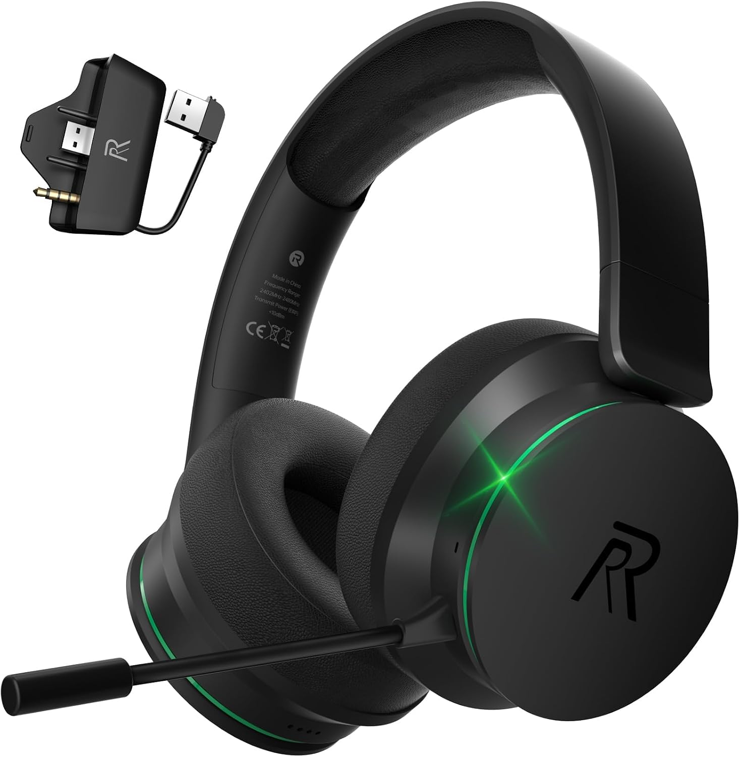RYR Captain 200 Wireless Gaming Headset for Xbox Series X|S, PS5 & PC, 3D Surround Sound, ENC Mic, 45H Battery - NSD Gaming Supply