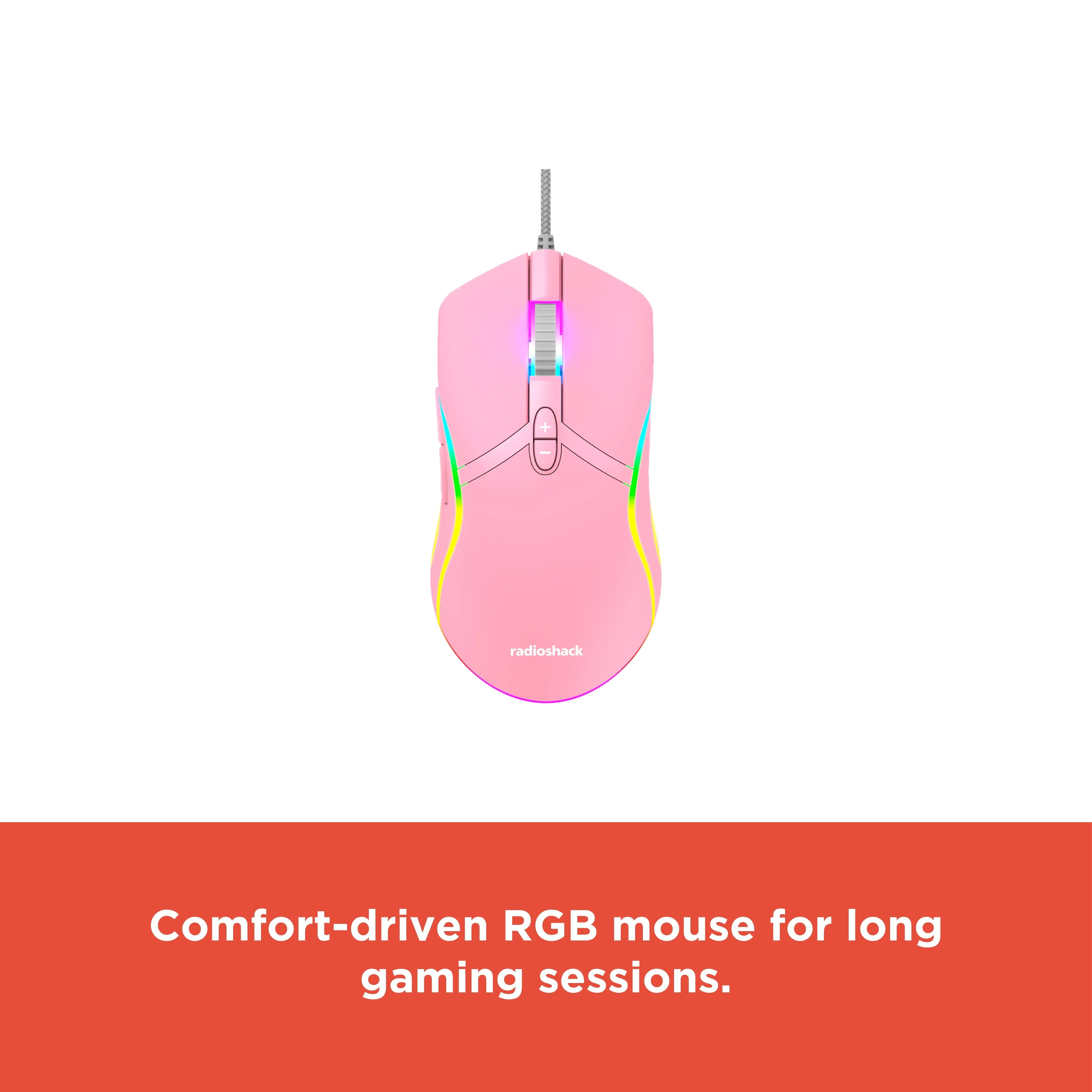Mistic RGB Gaming Combo – Keyboard (105 Keys), Backlit Mouse (6400 DPI), & Headphones with Microphone