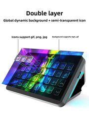 Mirabox XL Visual Console 32-Key Macro Keyboard Programmable Streamdeck Live Central Control Macro Keyboard PC Gamer Accessories