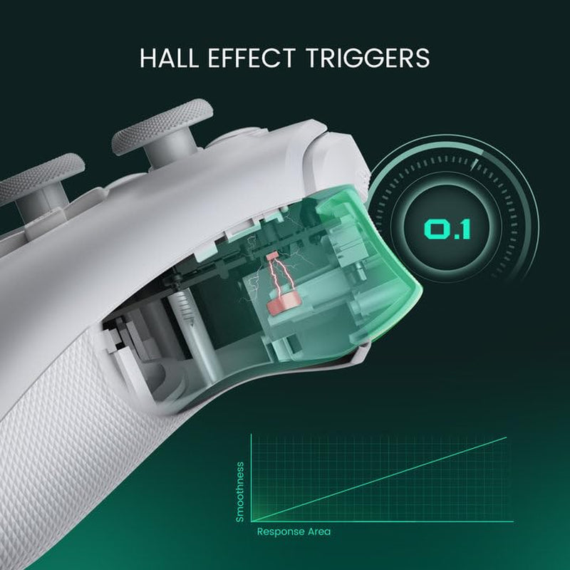 Gamesir G7 SE Wired Game Controller – Hall Effect Joysticks, Custom Back Keys, Vibration Triggers, 3.5mm Audio Jack for Xbox Series X|S, Xbox One & Windows 10/11