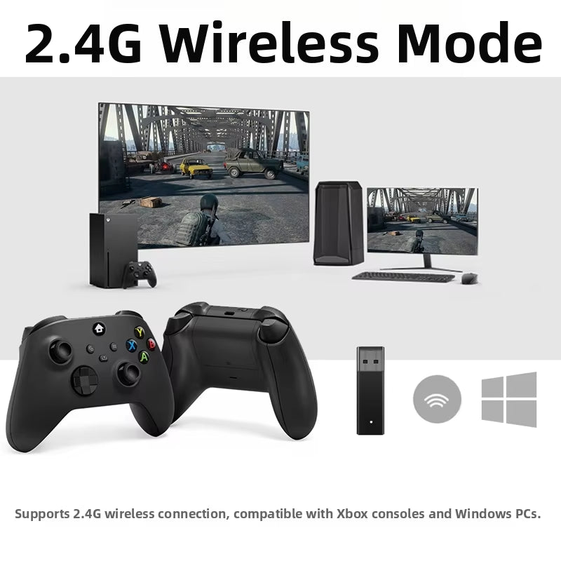 2.4Ghz Wireless Controller for Xbox One & Xbox Series S X Gamepad for Windows PC Joystick Controle with 3.5Mm Headphone Jack