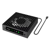 Suitable for Xbox Series X Game Console Intelligent Temperature Control Cooling Fan with RGB Lights Headphone Hook