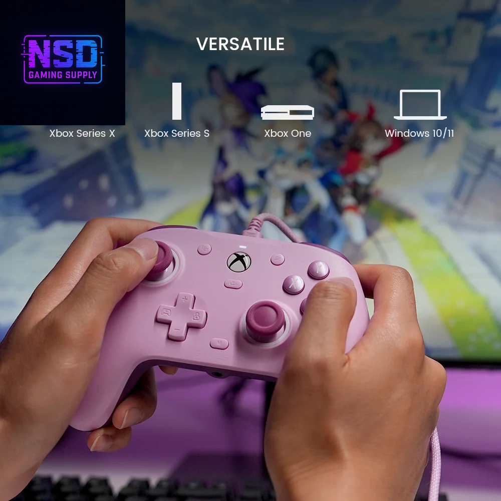 G7 SE Wired Controller for Xbox Series X|S, Xbox One & Windows 10/11, Plug and Play Gaming Gamepad with Hall Effect Joysticks/Hall Trigger, 3.5Mm Audio Jack - Purple