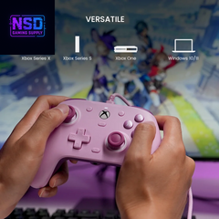 G7 SE Wired Controller for Xbox Series X|S, Xbox One & Windows 10/11, Plug and Play Gaming Gamepad with Hall Effect Joysticks/Hall Trigger, 3.5Mm Audio Jack - Purple