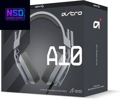 Logitech G Astro A10 Gen 2 Cross-Platform Wired Gaming Headset for Playstation 5/4, Xbox S|X, Nintendo Switch, PC: 3.5Mm Headphone Jack, 32Mm Drivers, Flip-To-Mute Mic, Over-Ear - Grey