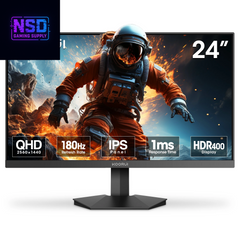 24" 2K 1440P Gaming Monitor, 180Hz QHD Computer Monitor, New Pc Monitor, G2421V