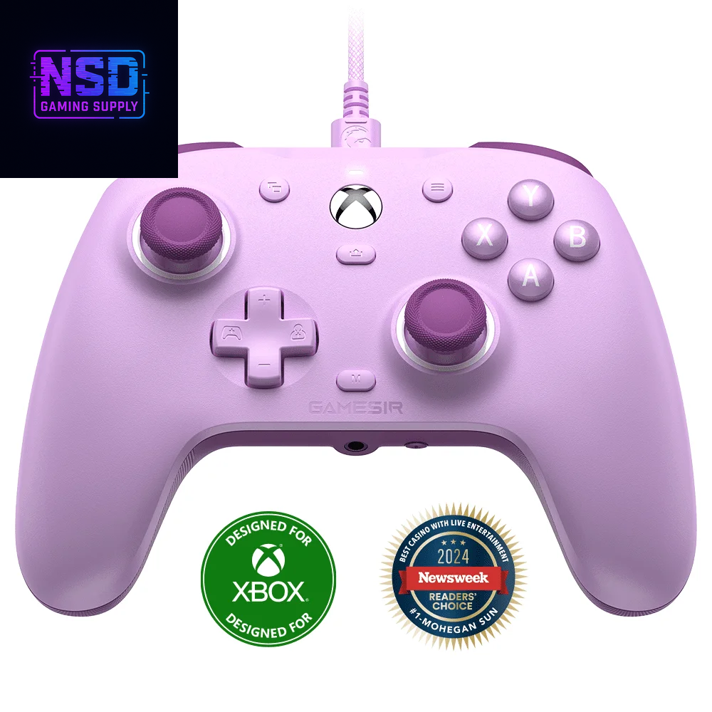 G7 SE Wired Controller for Xbox Series X|S, Xbox One & Windows 10/11, Plug and Play Gaming Gamepad with Hall Effect Joysticks/Hall Trigger, 3.5Mm Audio Jack - Purple