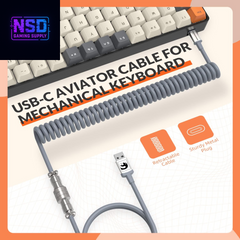 RK-T8PR0 Wired 65% Mechanical Gaming Keyboard and Mouse Combo with RGB Backlit Anti-Ghosting TKL Mini 68 Key Coiled C to a Cable Tactile Blue Switch for PS4 PS5 Xbox PC Mac Gamer(Dark Gray)