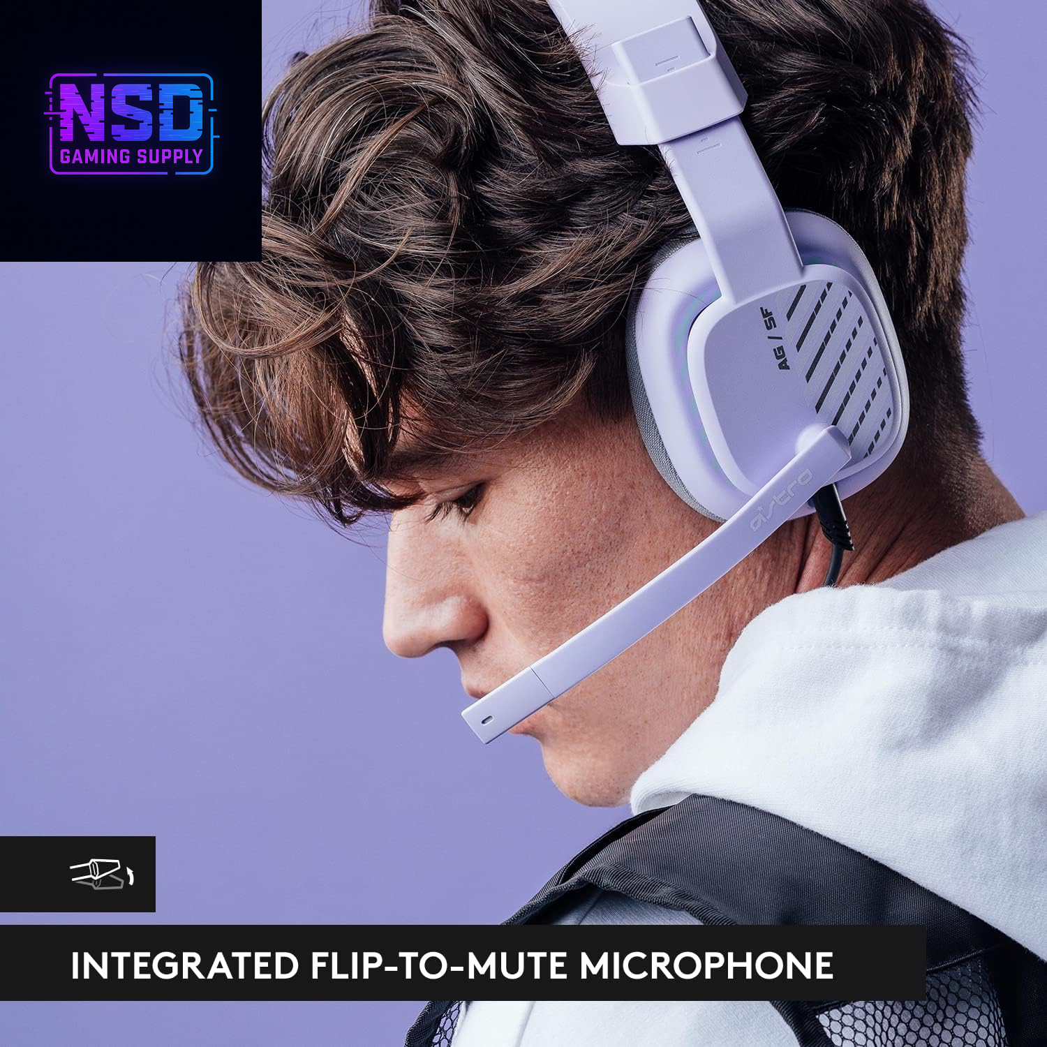 Logitech G Astro A10 Gen 2 Cross-Platform Wired Gaming Headset for Playstation 5/4, Xbox S|X, Nintendo Switch, PC: 3.5Mm Headphone Jack, 32Mm Drivers, Flip-To-Mute Mic, Over-Ear - Lilac