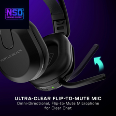Stealth 500 Wireless Gaming Headset Licensed for Xbox Series X|S, Compatible with Xbox One, Bluetooth, PC, Mobile, 40 Hr Battery, Memory Foam Cushions, Flip-To-Mute Mic, Black