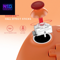 G7 SE Wired Gamepad - Standard Controller for PC & Xbox, Magnetic, Laser Engraved, Blue Version with Hall