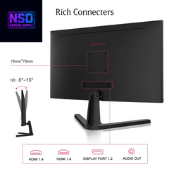 24-Inch FHD 165Hz Gaming Monitor – 1ms Response, Adaptive Sync, HDMI & DisplayPort (Model 24E4)