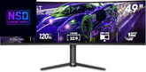 49 Inch Curved Monitor 120Hz DQHD 5120X1440P Ultrawide Gaming Monitor, 120% Srgb, 1500R, 1Ms MPRT, HDR10, Adaptive Sync, PIP/PBP, Height Adjustable, HDMI 2.0/DP 1.4, VESA 75X75, AMZG49C7U
