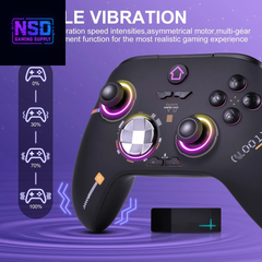 Xbox Controller Wireless for Xbox One/Xbox Series X/S/One & PC,ALPS Joysticks & Hall Triggers 2.4G Gaming Controller