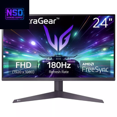 LG Electronics 24GS50F 24" Full HD IPS 180 Hz Monitor: Wall Mountable, Gaming