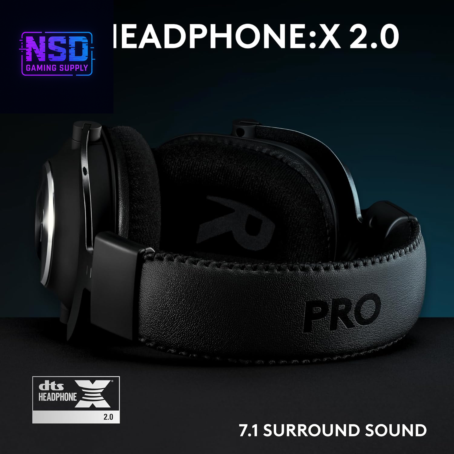 Pro X SE Wired Gaming Headset – Detachable Microphone, 7.1 Surround Sound, 50mm Drivers, Memory Foam Ear Pads, USB DAC – Black