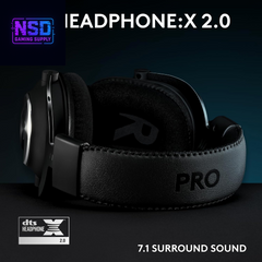 Pro X SE Wired Gaming Headset – Detachable Microphone, 7.1 Surround Sound, 50mm Drivers, Memory Foam Ear Pads, USB DAC – Black