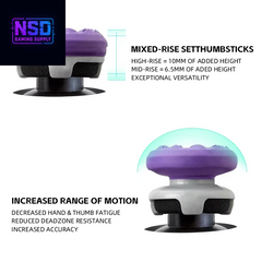 Freek Galaxy Thumb Grip Caps for Playstation PS4 PS5 FPS High-Rise Analog Stick Grips Covers for Xbox Series S/X Controller
