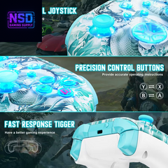 WIFI Control for XBOX One ,Series S/X Wireless Controller Dual Vibration Hall Effect 6-Axis Gyro FUNC RGB Gamepad Accessories