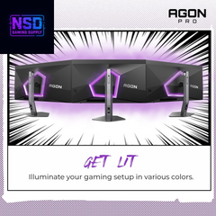 Agon PRO AG276QZD2 27" OLED Tournament Gaming Monitor 2560X1440, 240Hz 0.03Ms, G-SYNC, PS5 Xbox Switch Compatible, Glossy, Black