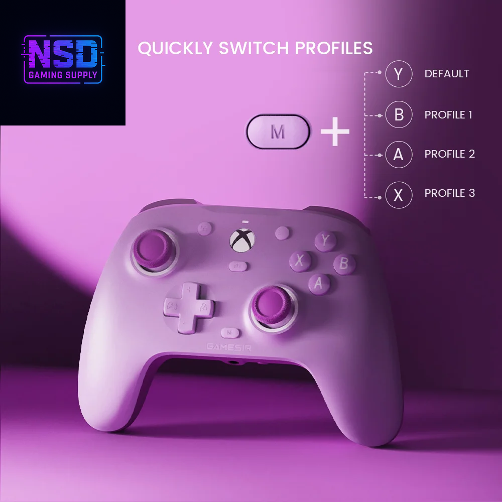 G7 SE Wired Controller for Xbox Series X|S, Xbox One & Windows 10/11, Plug and Play Gaming Gamepad with Hall Effect Joysticks/Hall Trigger, 3.5Mm Audio Jack - Purple