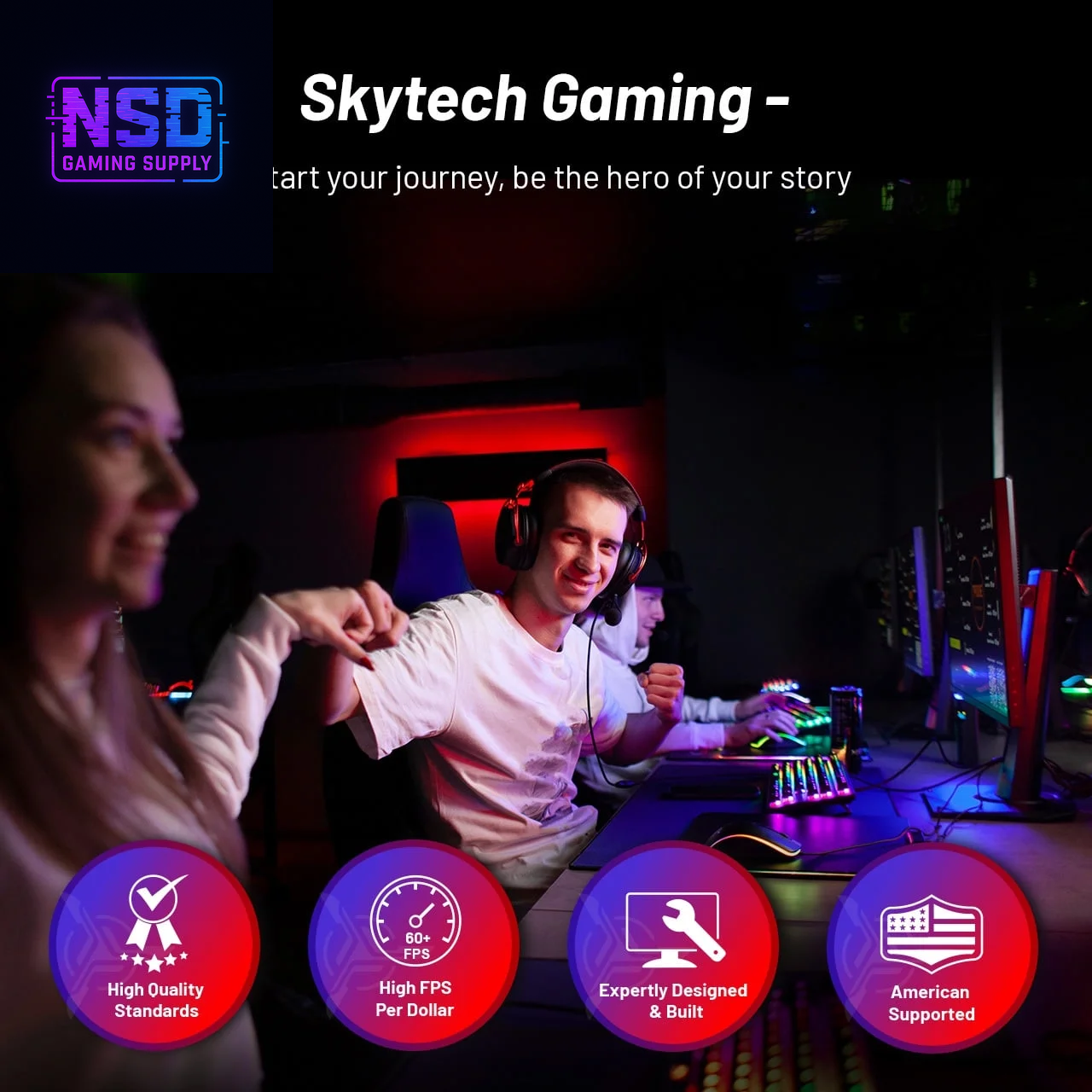 Skytech Archangel Gaming PC Desktop Intel Core I7 14700F NVIDIA Geforce RTX 5060 Ti 2TB Gen4 Nvme SSD 32GB DDR5 RAM, AIO Liquid Cooling Windows 11
