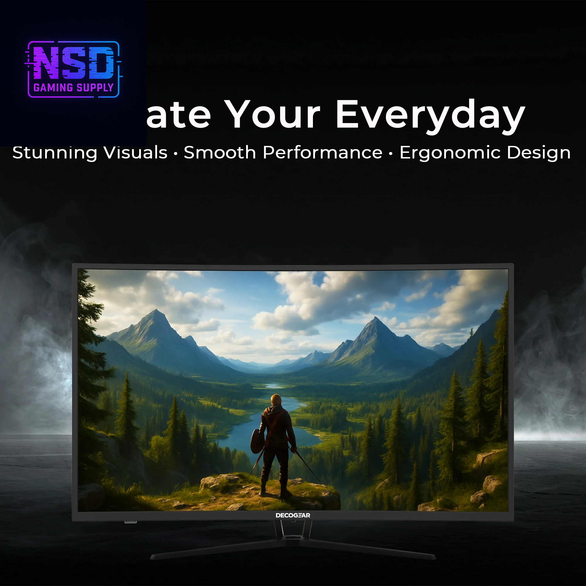 39" Curved Widescreen Gaming Monitor | 2560X1440 1Ms MPRT 165 Hz | 16:9 HDR400 4000:1